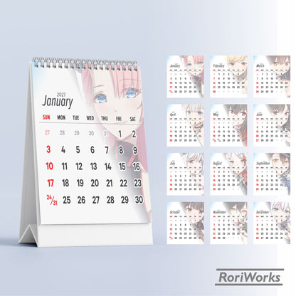 Azur Lane (Race Queen) - Mini Desk Calendar 2027