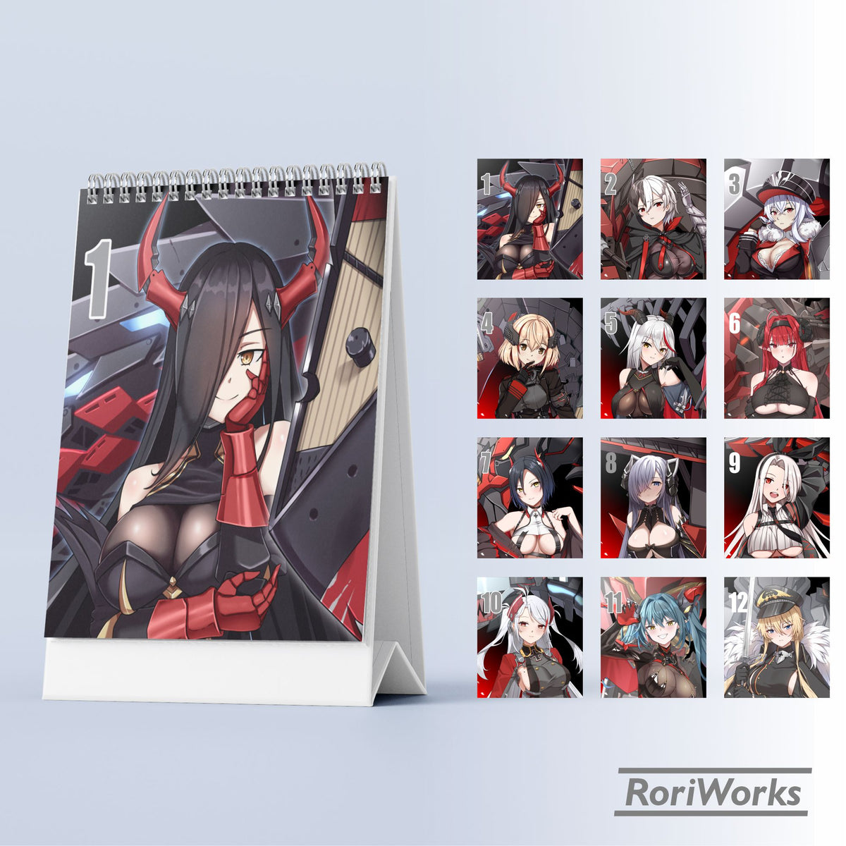 Azur Lane (Iron Blood) - Mini Desk Calendar 2027