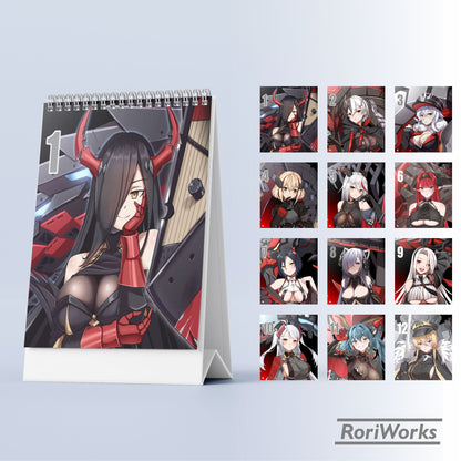 Azur Lane (Iron Blood) - Mini Desk Calendar 2027