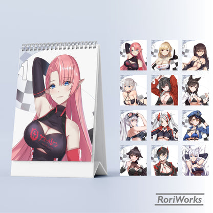 Azur Lane (Race Queen) - Mini Desk Calendar 2027