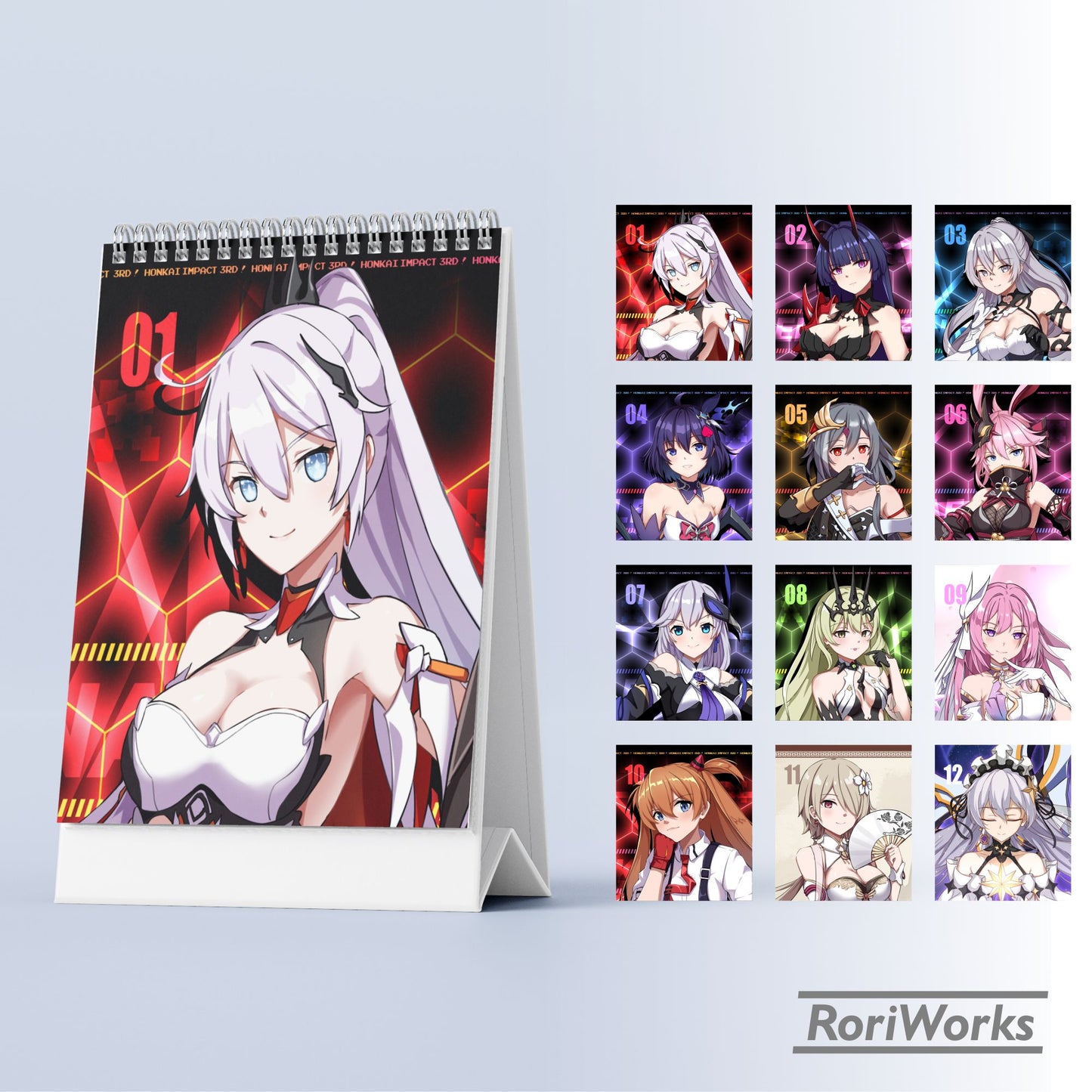 Honkai Impact 3rd - Mini Desk Calendar 2026