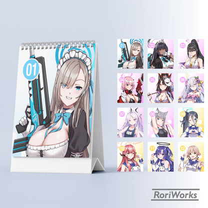 Blue Archive - Mini Desk Calendar 2026