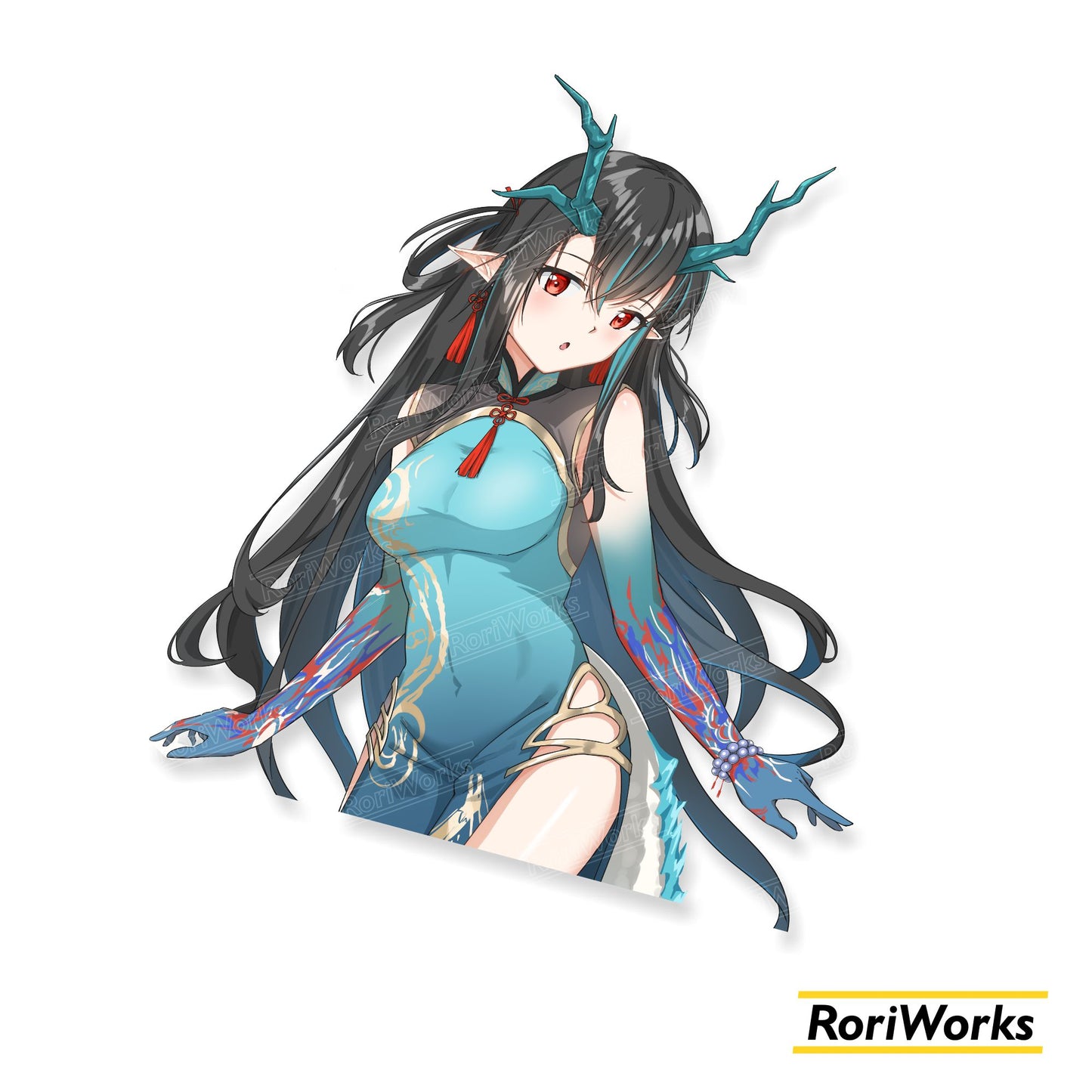 Dusk (Cheongsam) - Sticker