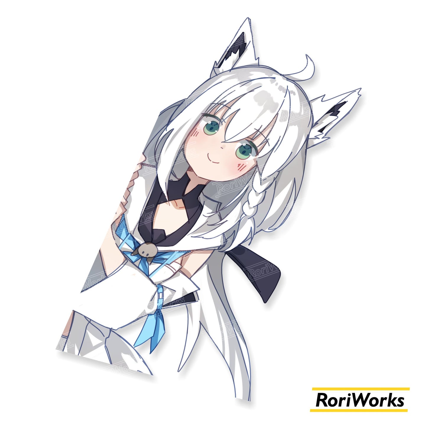 Fubuki - Peeking Sticker