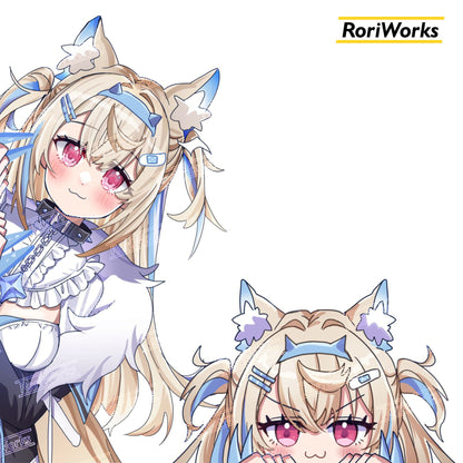 Fuwawa - Peeking Sticker