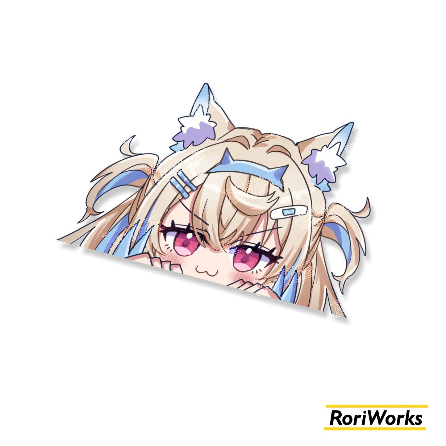 Fuwawa - Peeking Sticker
