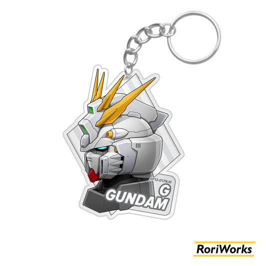 God Gundam Head - Keychain