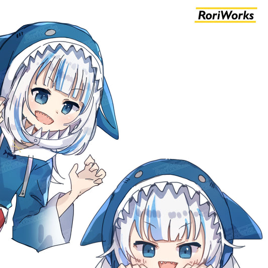Gura - Peeking Sticker