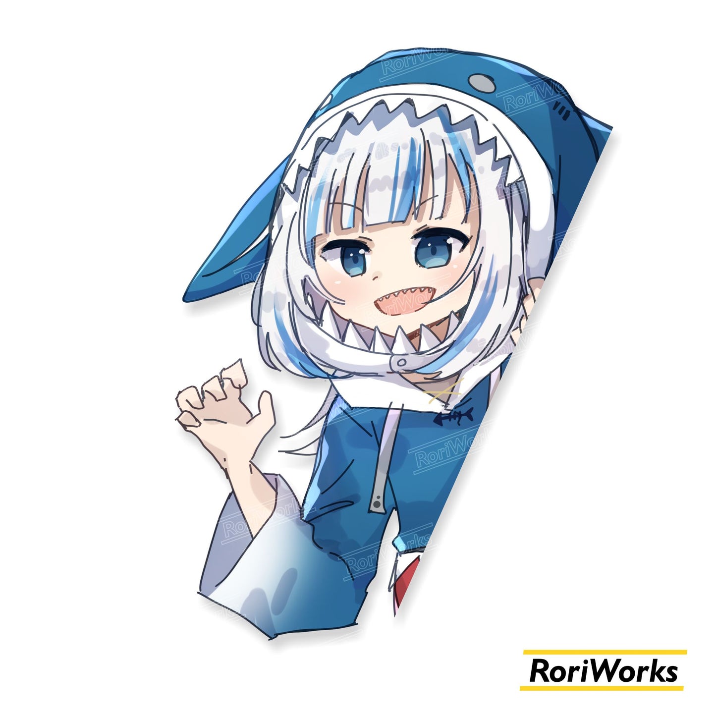 Gura - Peeking Sticker