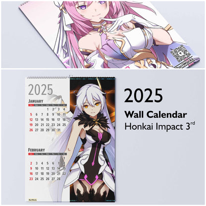 Honkai Impact 3rd - Wall Calendar 2025