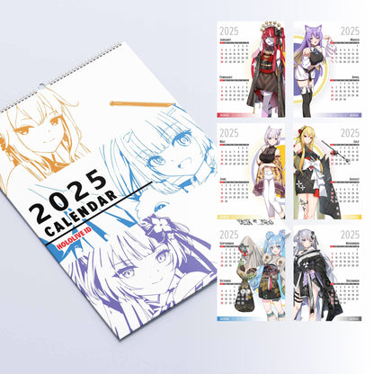 Hololive ID - Wall Calendar 2025