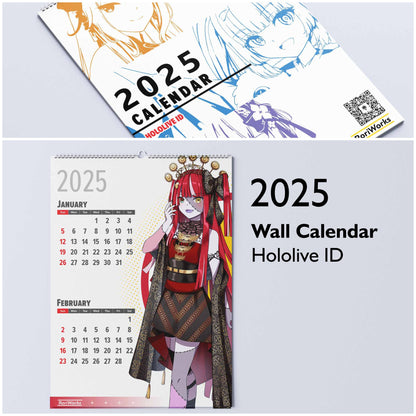 Hololive ID - Wall Calendar 2025