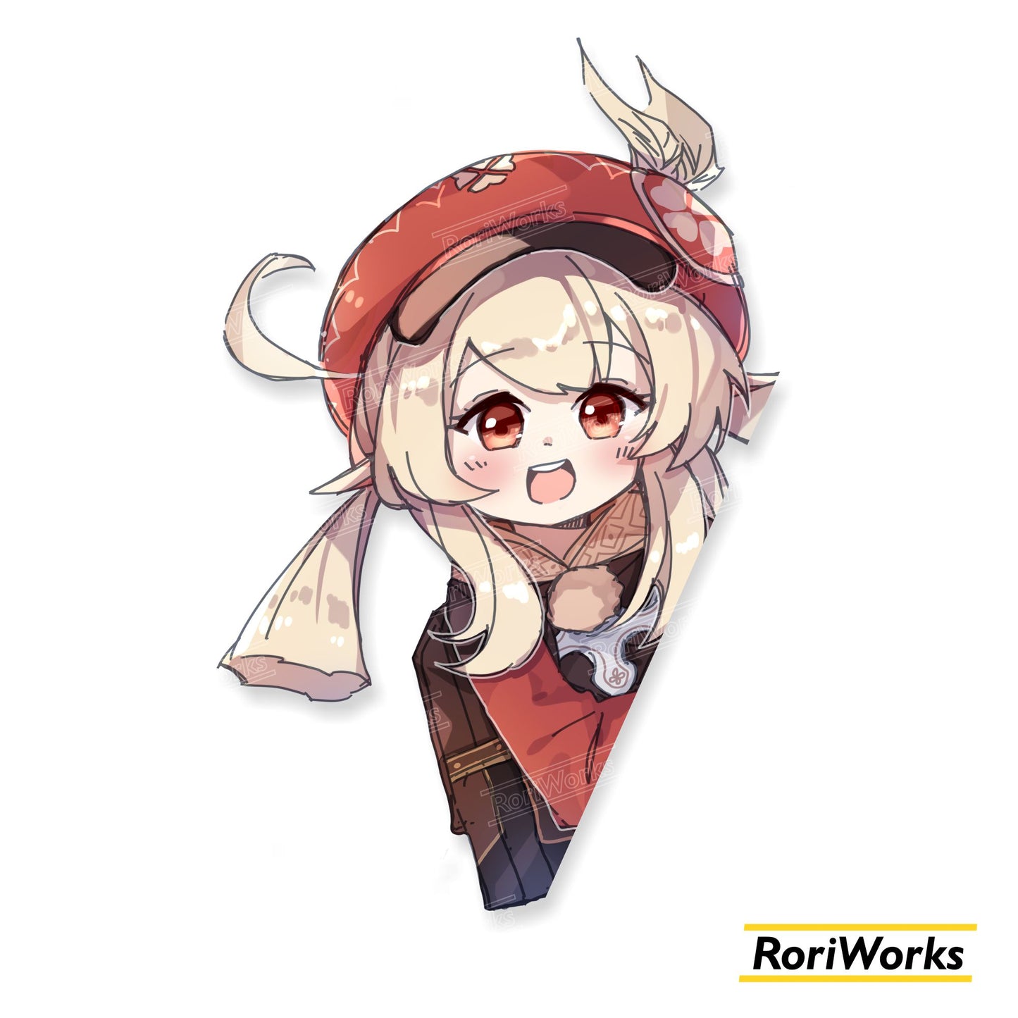 Klee - Peeking Sticker