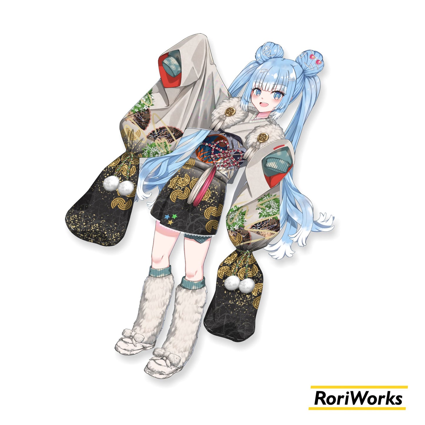 Kobo (New Year Kimono) - Sticker