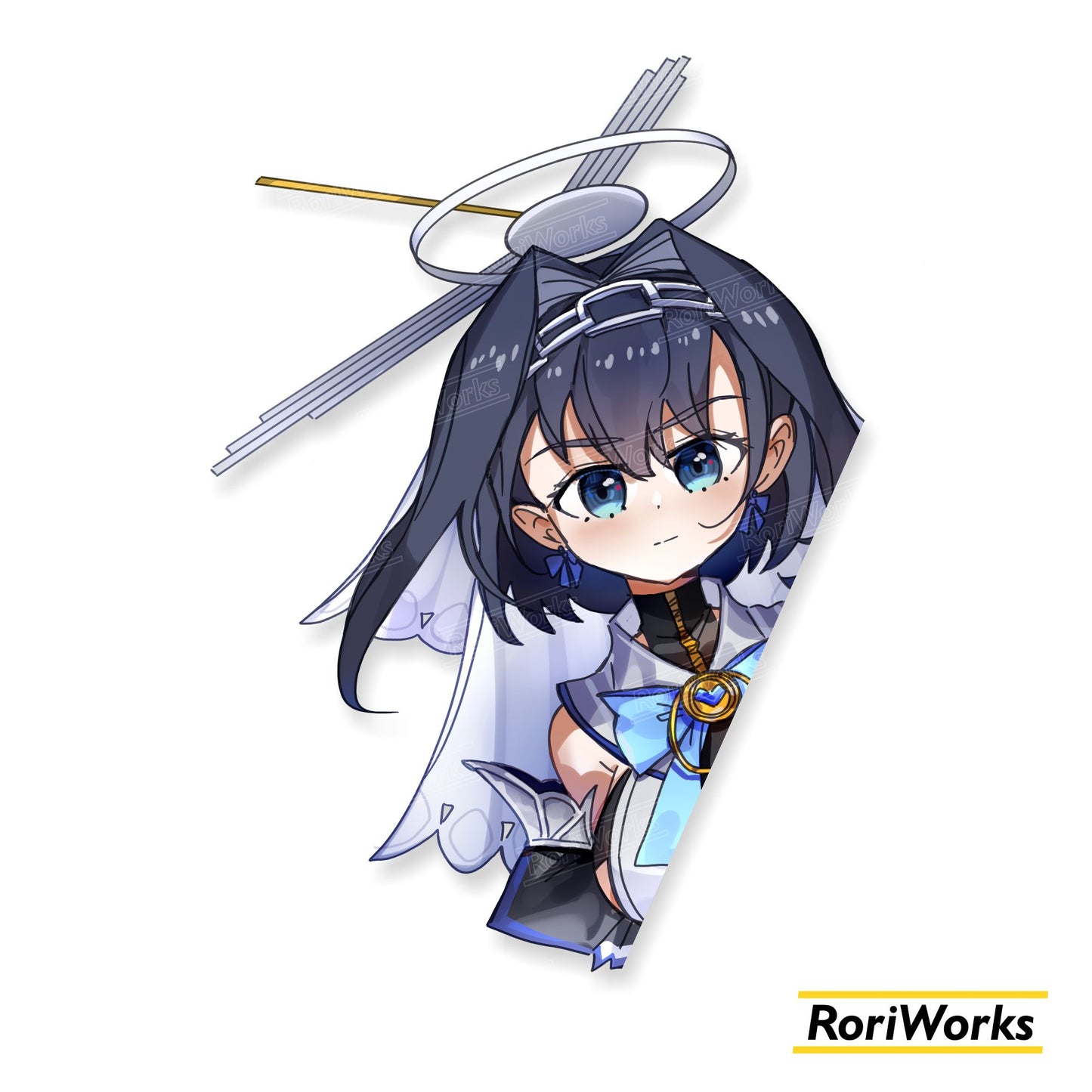 Kronii - Peeking Sticker
