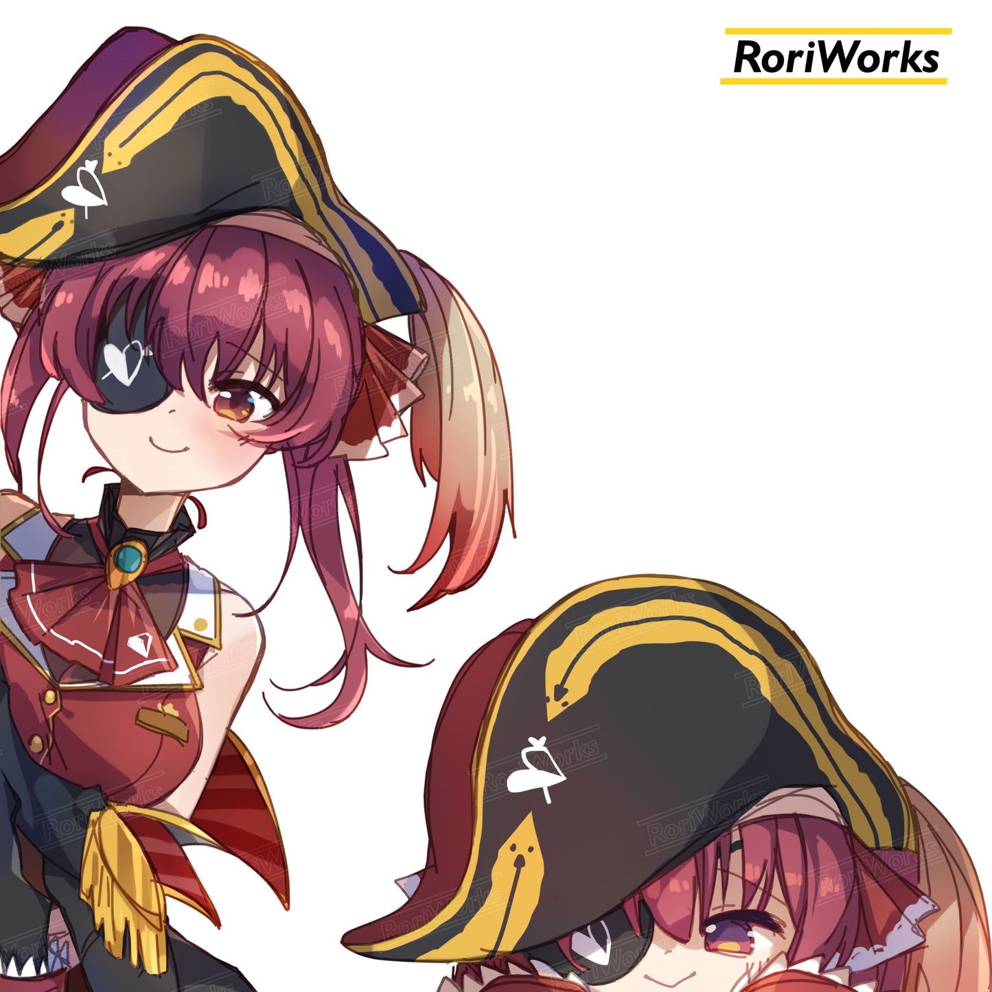 Marine - Peeking Sticker