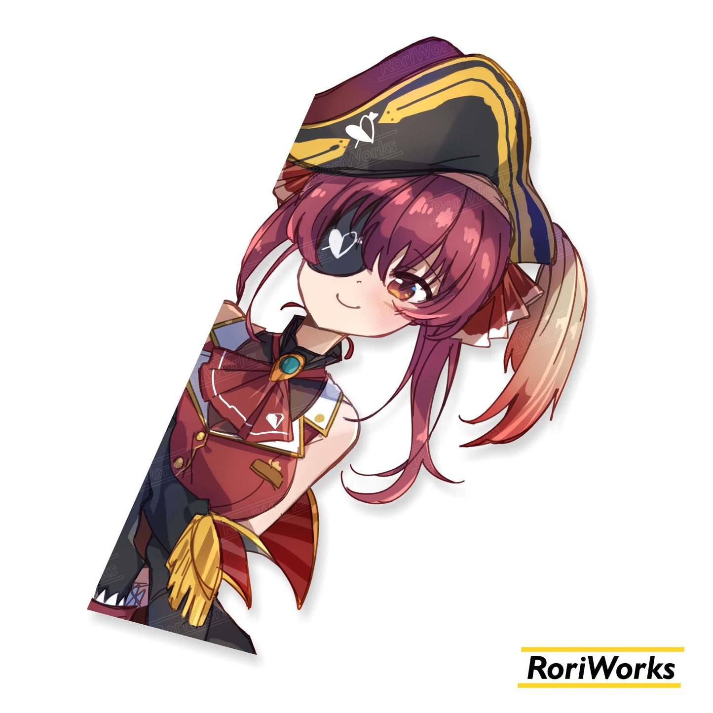 Marine - Peeking Sticker