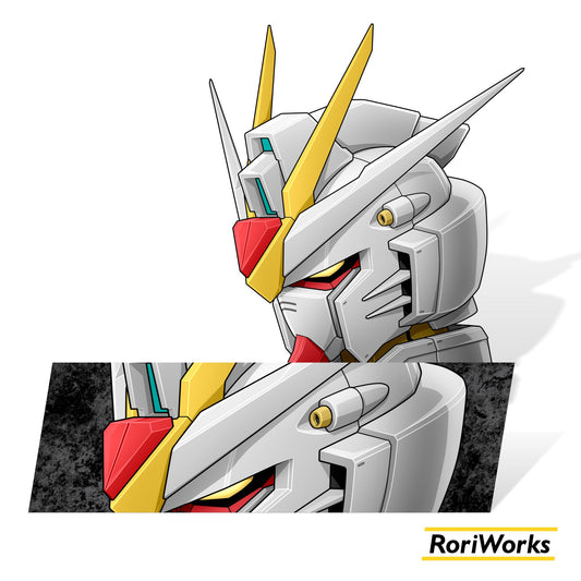 Mighty Strike Freedom Gundam Head - Sticker