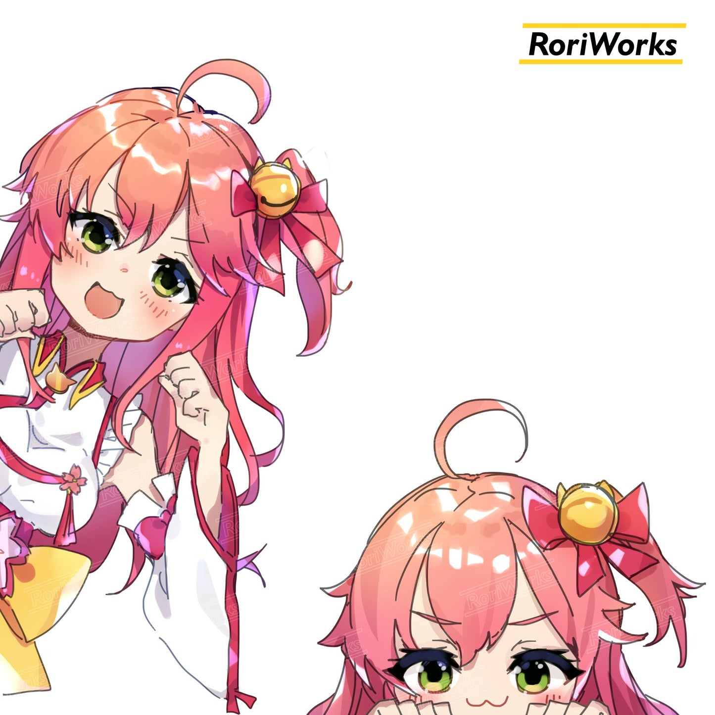Miko - Peeking Sticker