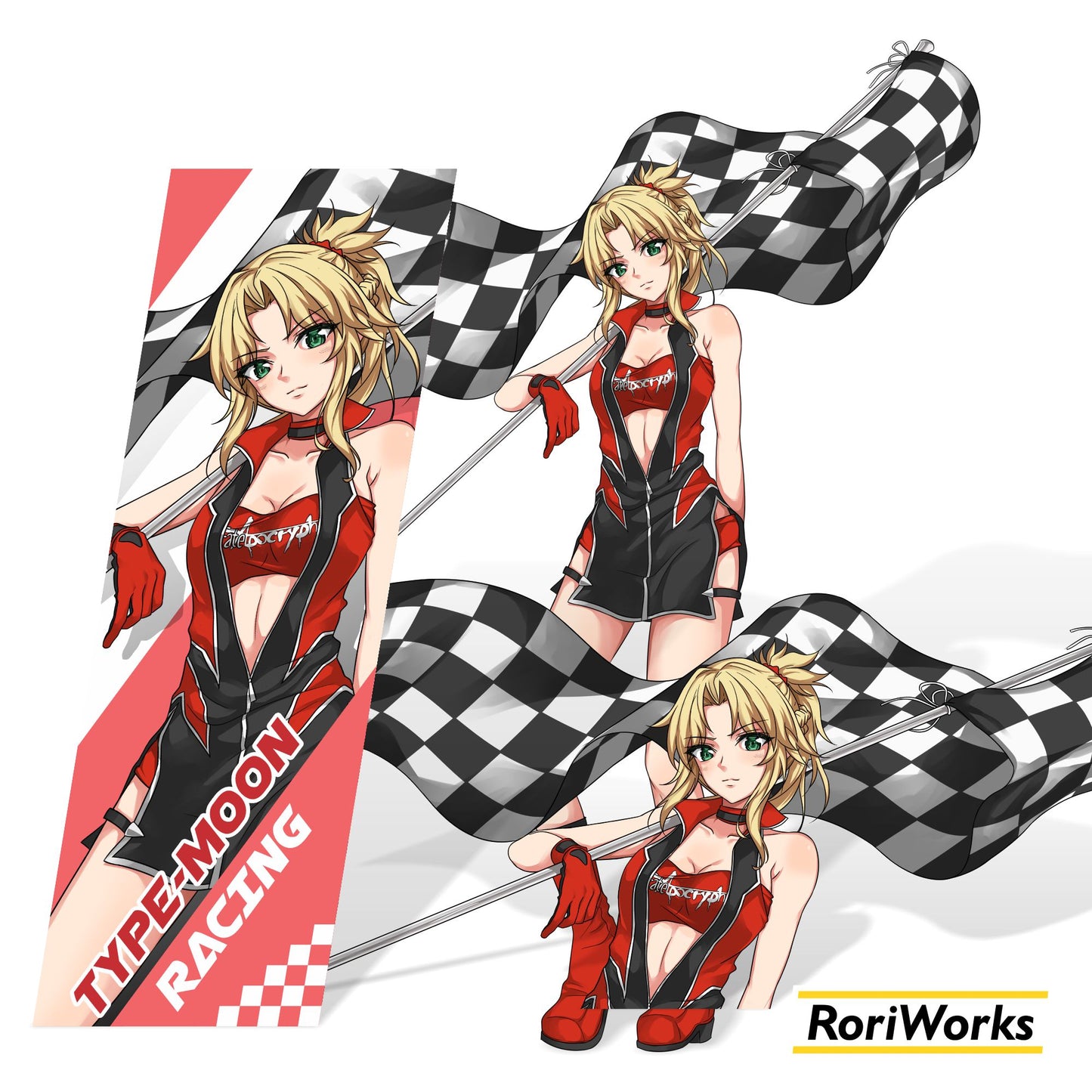 Mordred (Race Queen) - Sticker