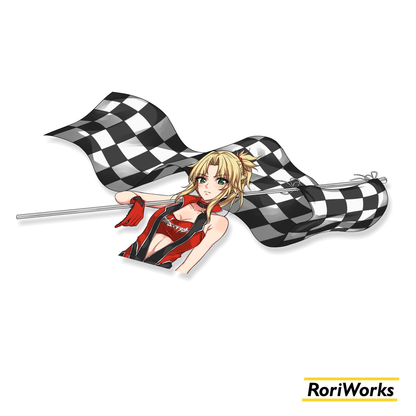 Mordred (Race Queen) - Sticker