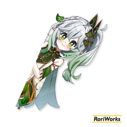 Nahida - Peeking Sticker