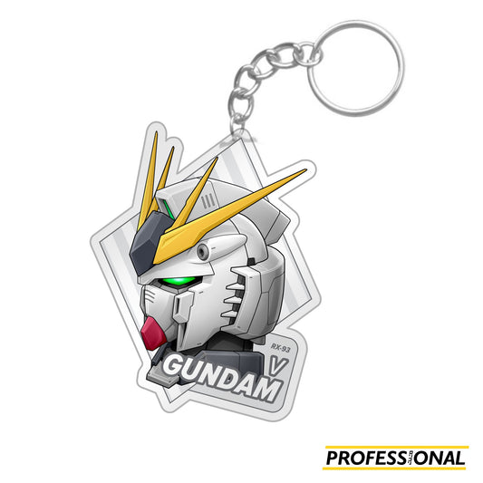 ν Gundam Head - Keychain