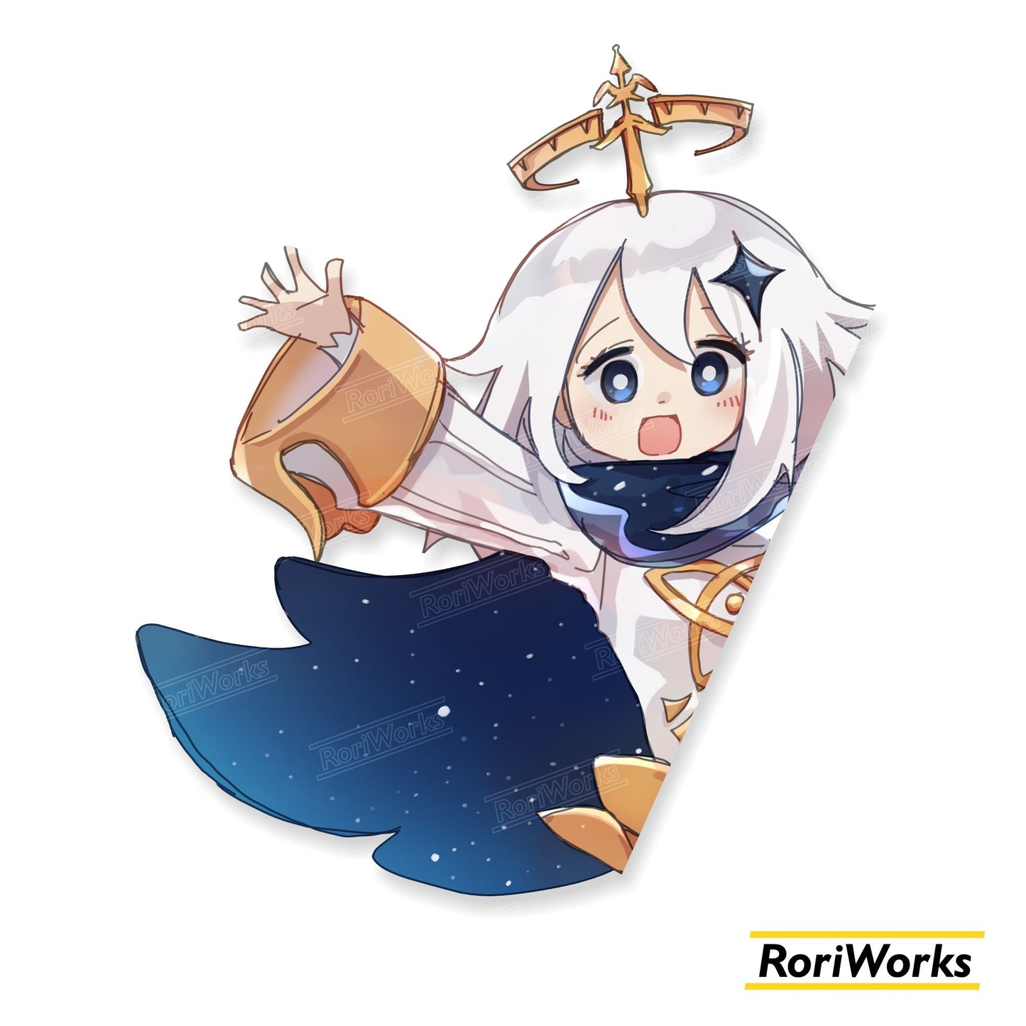 Paimon - Peeking Sticker