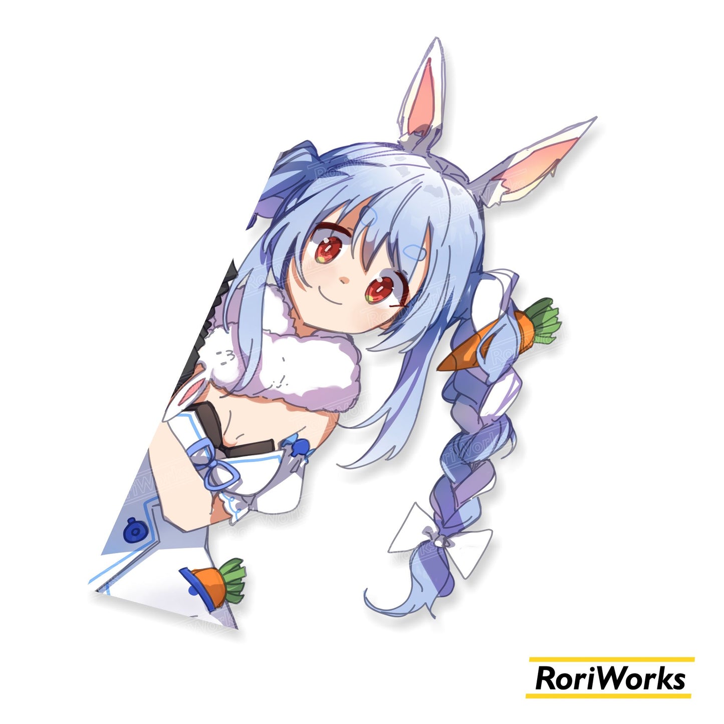 Pekora - Peeking Sticker