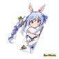 Pekora - Peeking Sticker