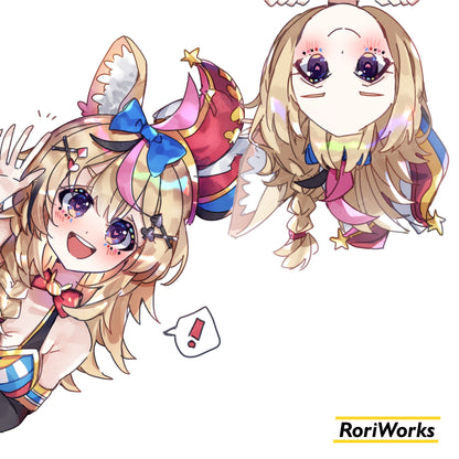 Polka - Peeking Sticker