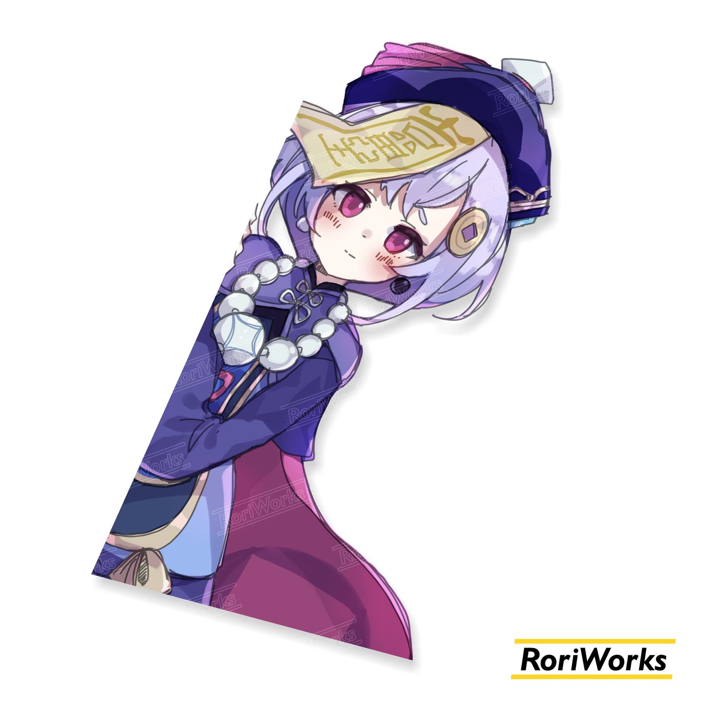 Qiqi - Peeking Sticker