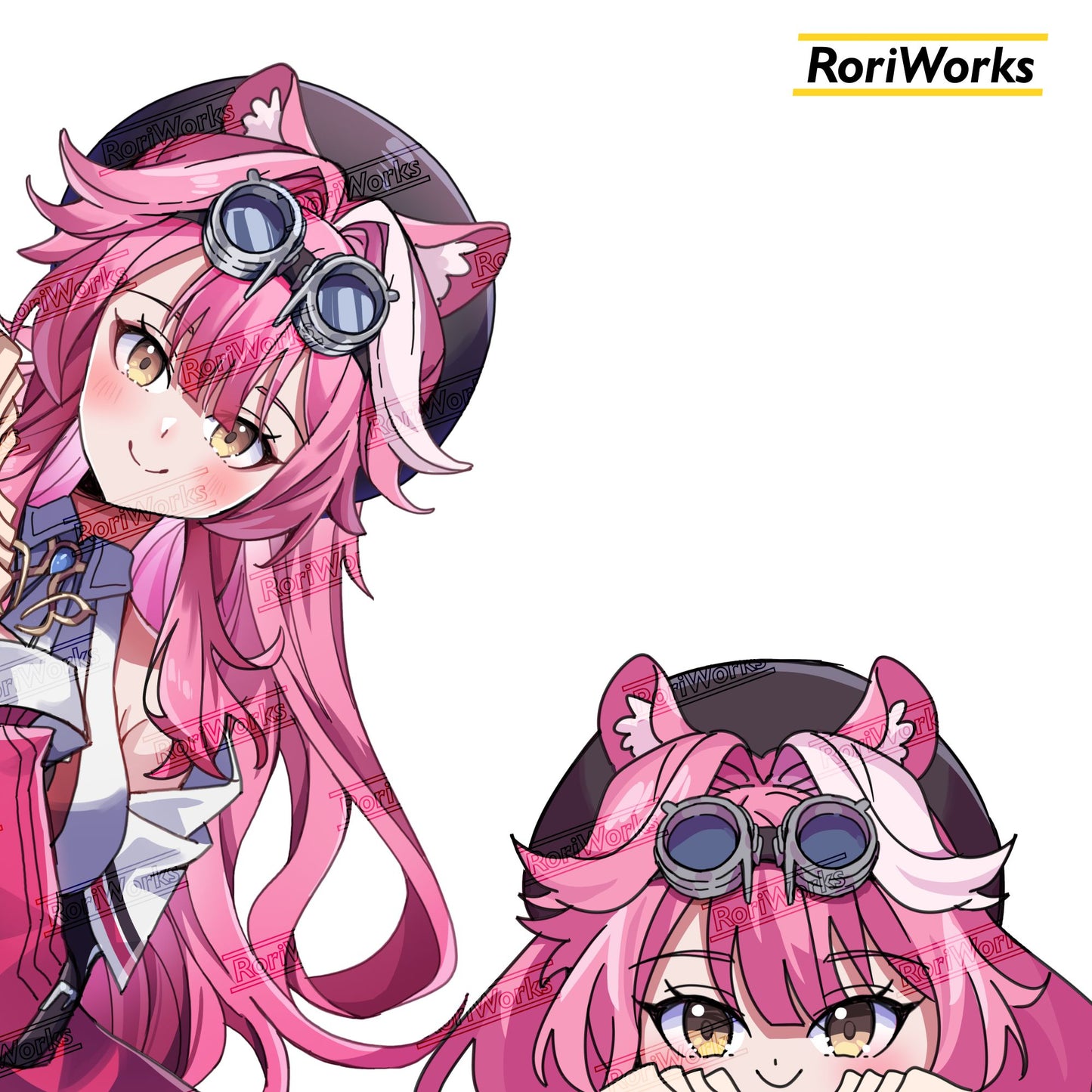 Raora - Peeking Sticker