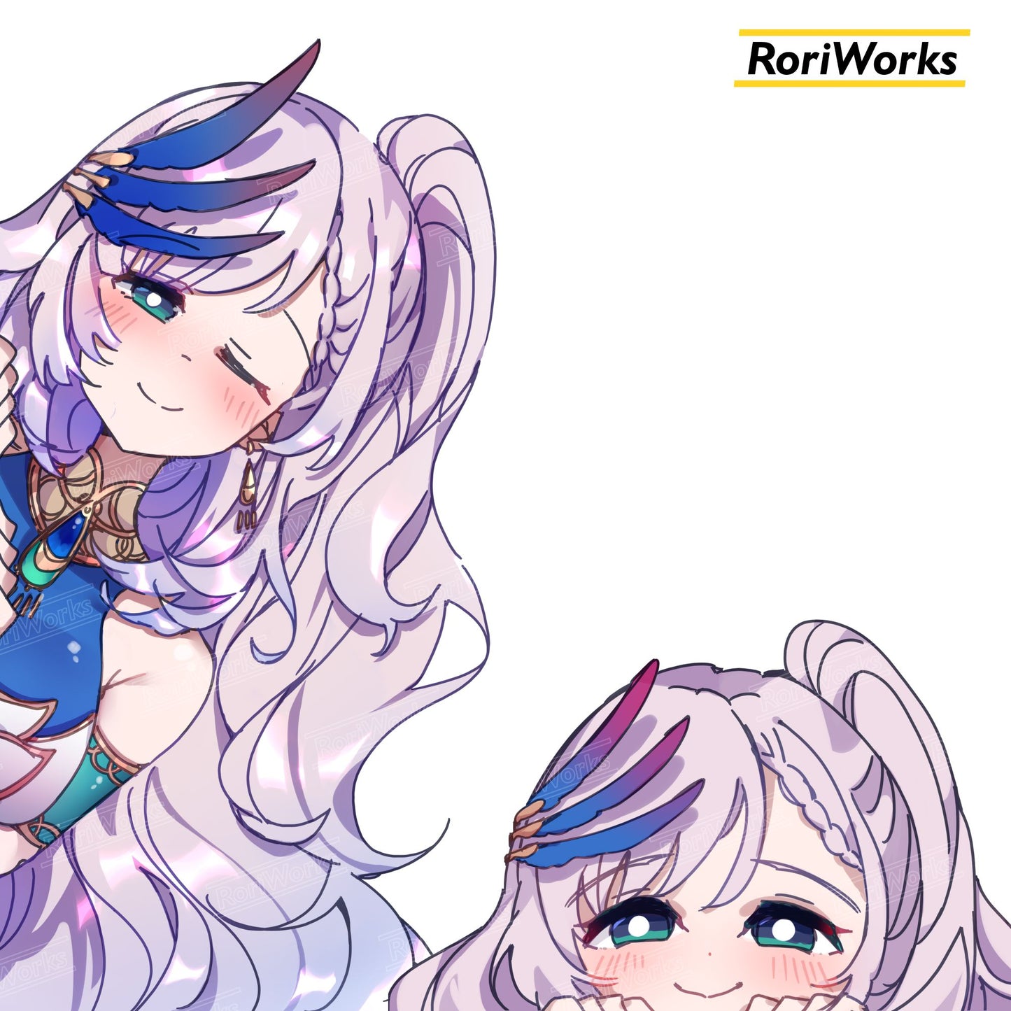 Reine - Peeking Sticker