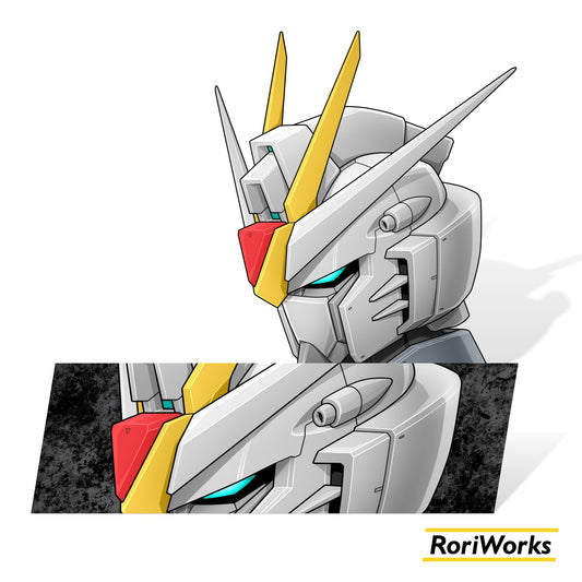 Rising Freedom Gundam Head - Sticker