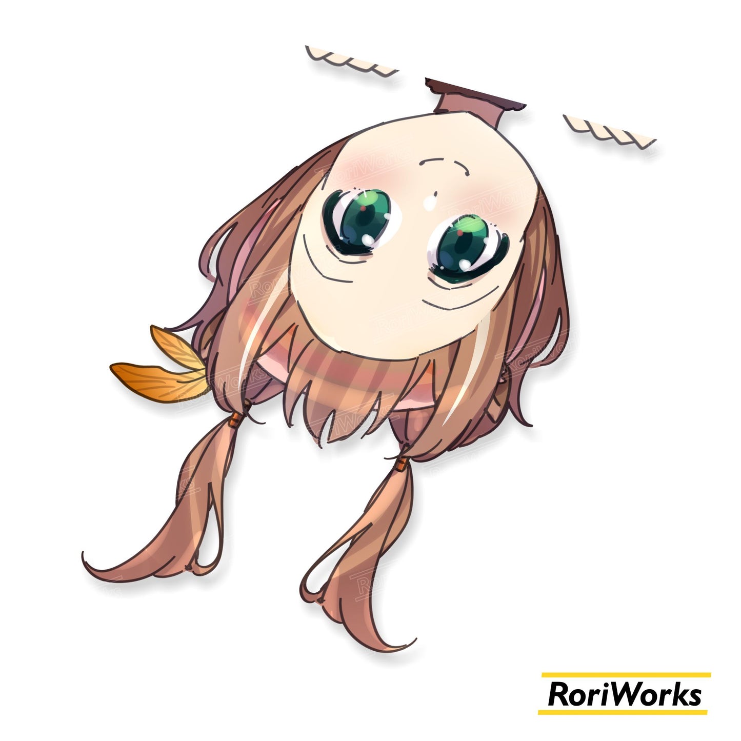Risu - Peeking Sticker