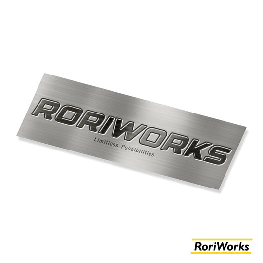 Metal Etch Signature - Slap Sticker