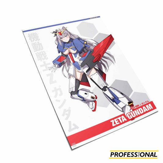 Zeta Gundam Girl - Art Print