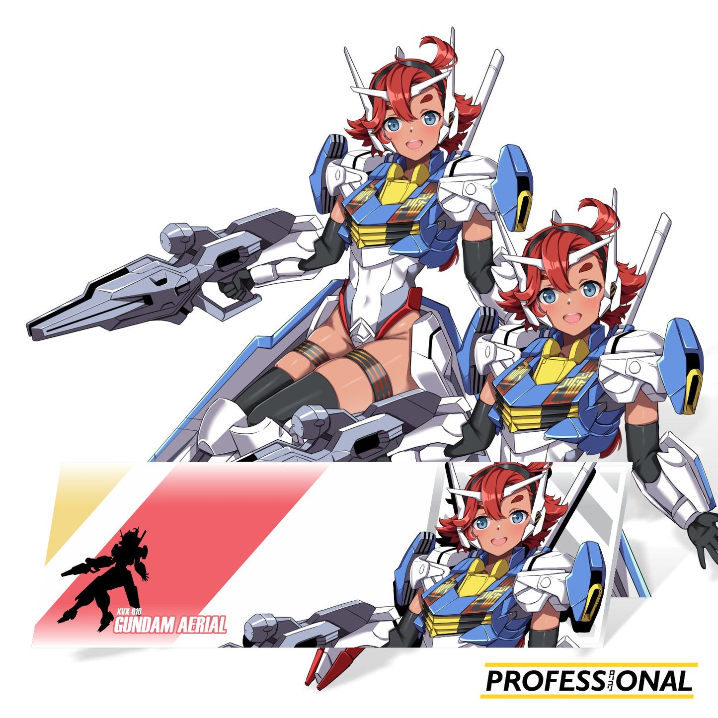 Gundam Aerial Girl - Sticker