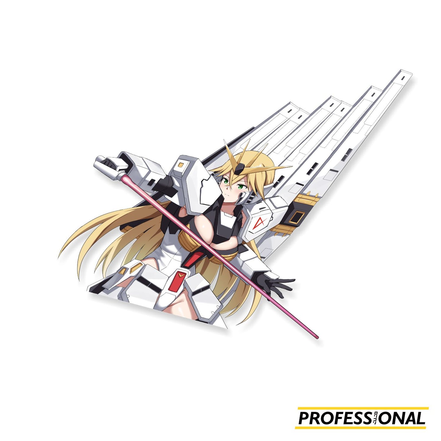 Nu Gundam Girl - Sticker