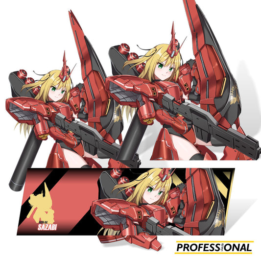 Sazabi Girl - Sticker