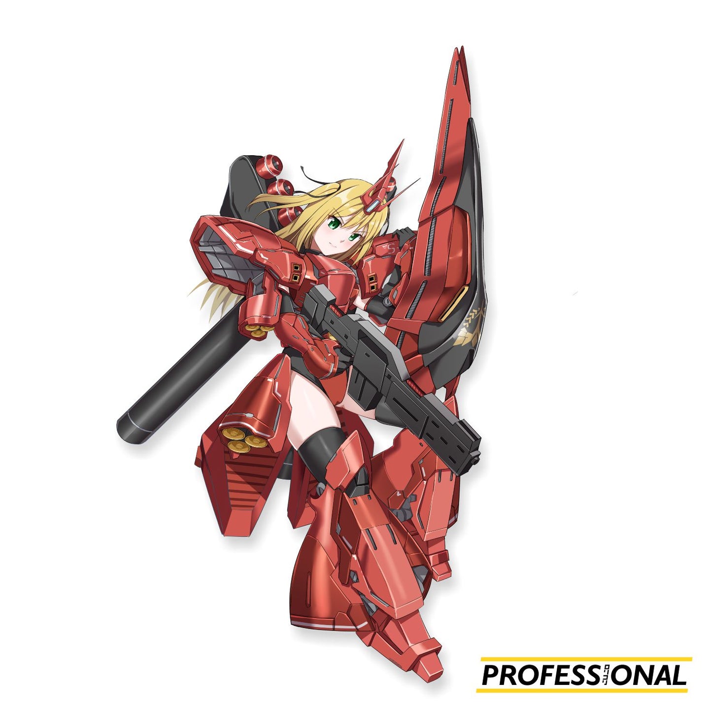 Sazabi Girl - Sticker