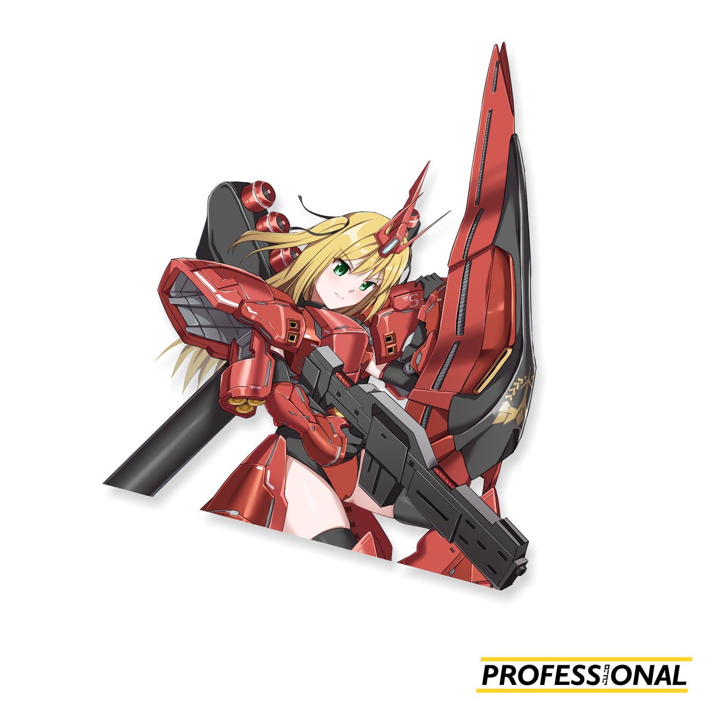 Sazabi Girl - Sticker
