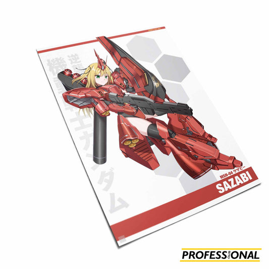 Sazabi Girl - Art Print