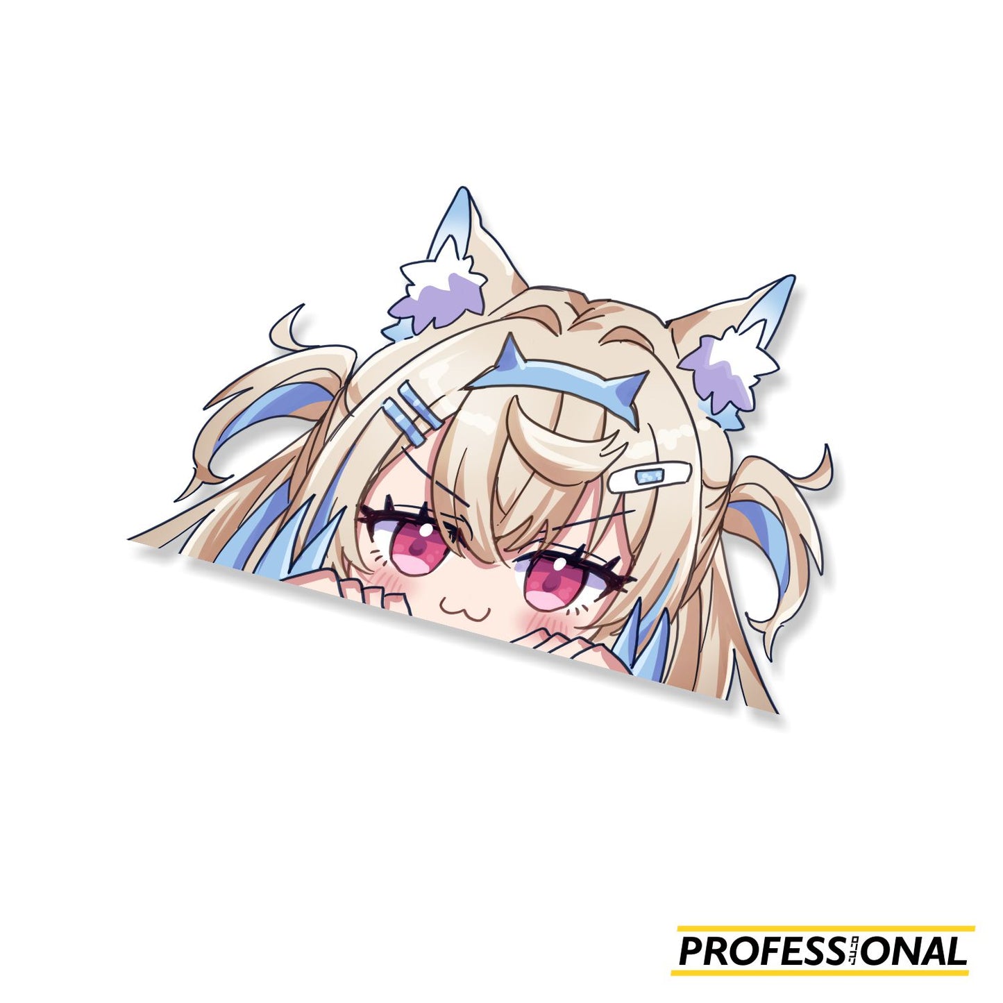 Fuwawa - Peeking Sticker
