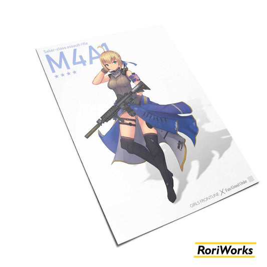 Artoria x M4A1 - Art Print