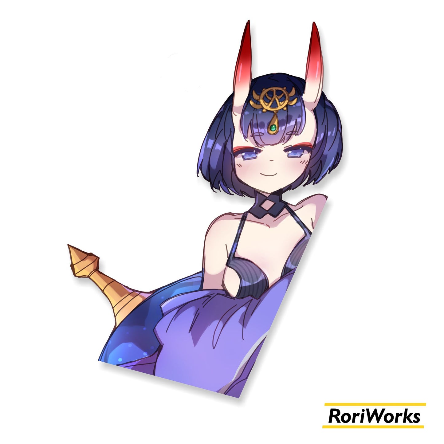 Shuten Douji - Peeking Sticker
