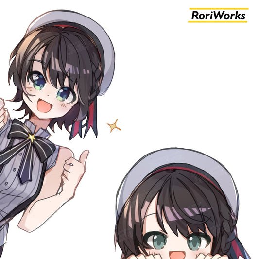 Subaru - Peeking Sticker