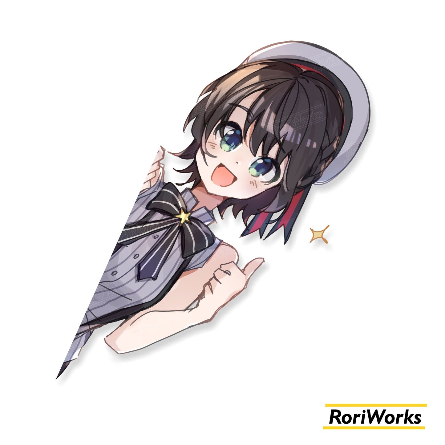 Subaru - Peeking Sticker
