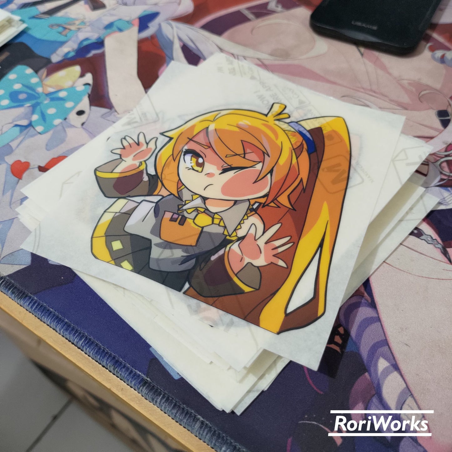 Neru (Chibi) - Reverse Sticker